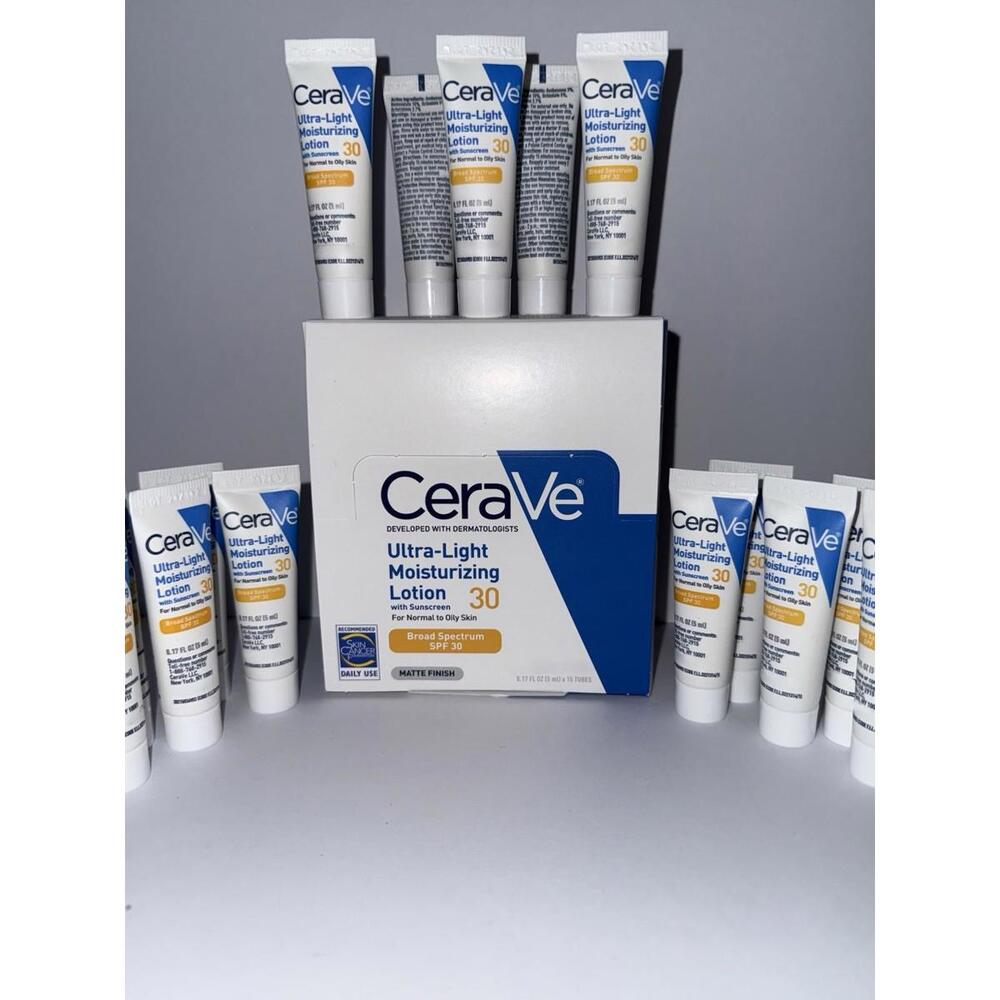 CeraVe Ultra-Light Moisturizing Lotion W Sunscreen 30SPF Matte Finish 2.55 Fl Oz
